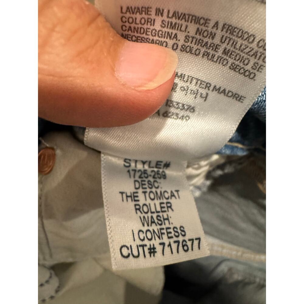 Brand New Mother the tomcat roller Jeans in I confess 28” - Picture 8 of 11